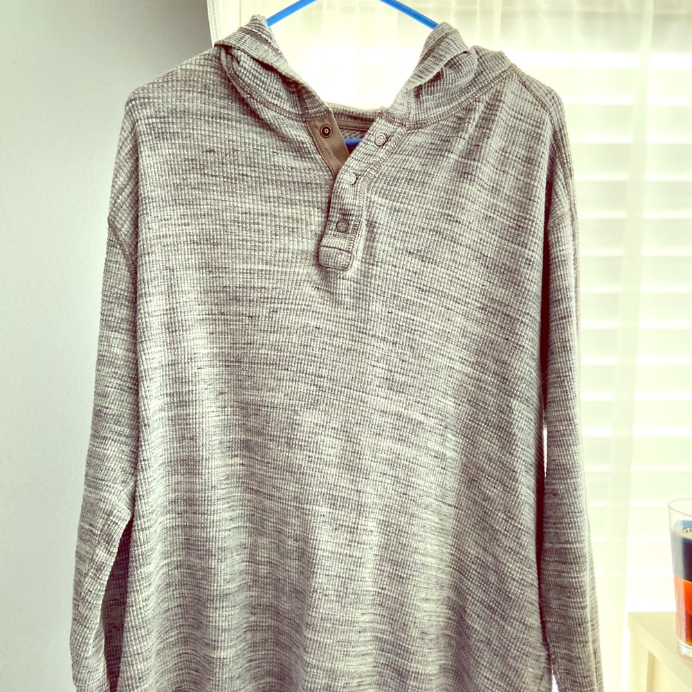Lucky Brand Hooded button up